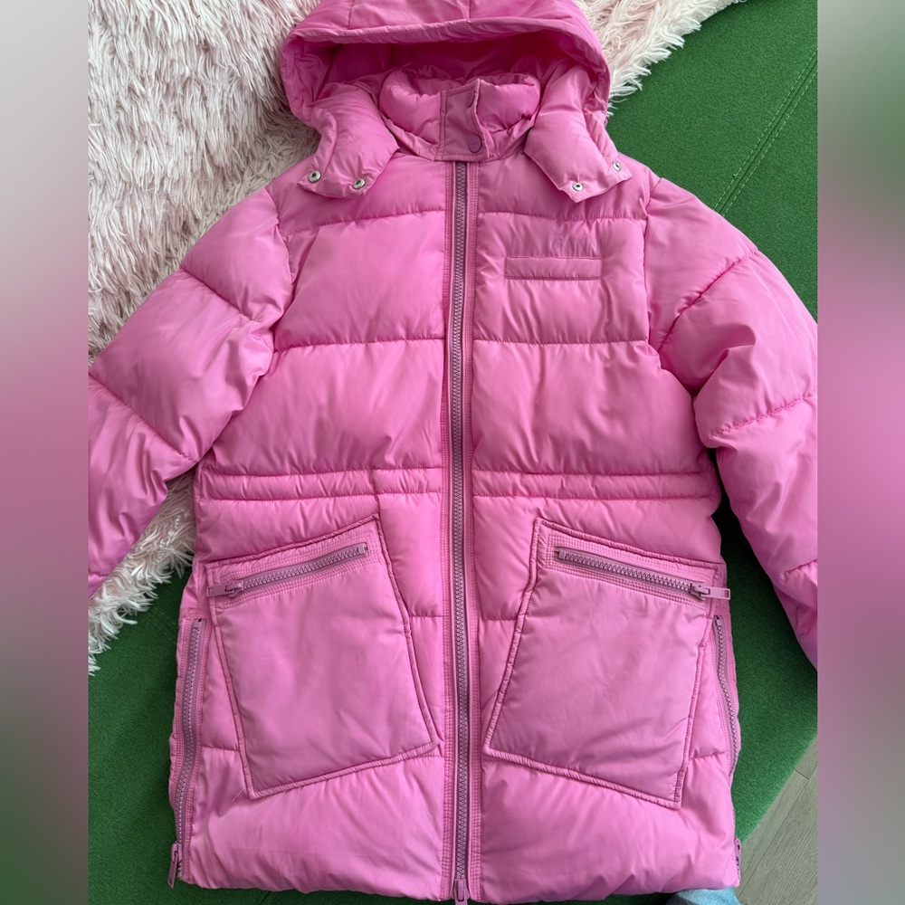 Ganni Hooded Puffer Coat
